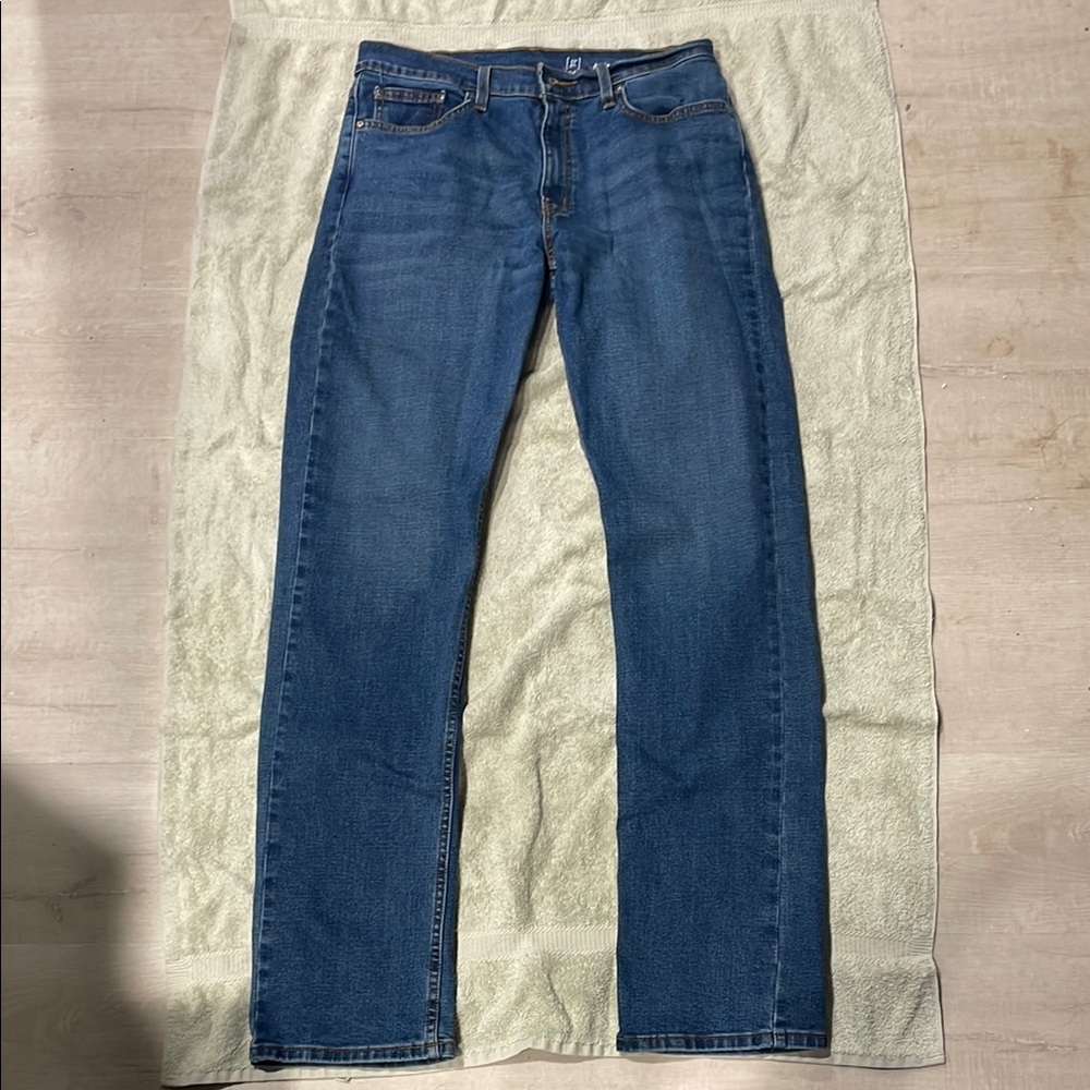 George (32x34) Blue Athletic Fit Jeans